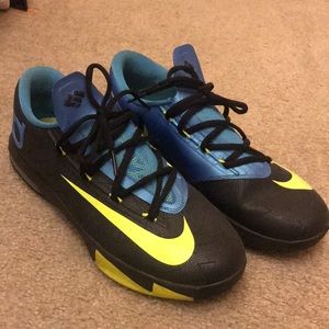 Kd Nike sneakers black/blue/yellow